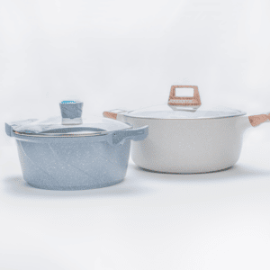 Casserole induction marble pots