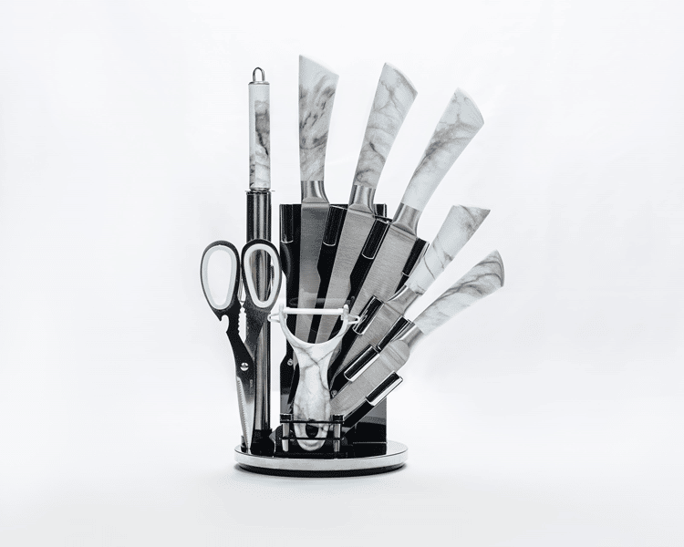 Stainless steel kitchen knife set